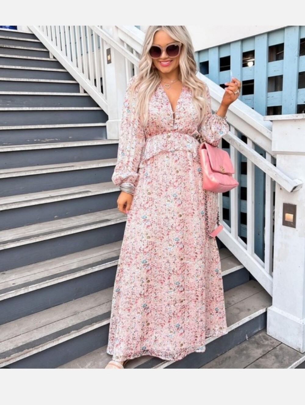 NWT BUDDY LOVES EDEN FLORAL METALLIC DRESS - Picture 3 of 7